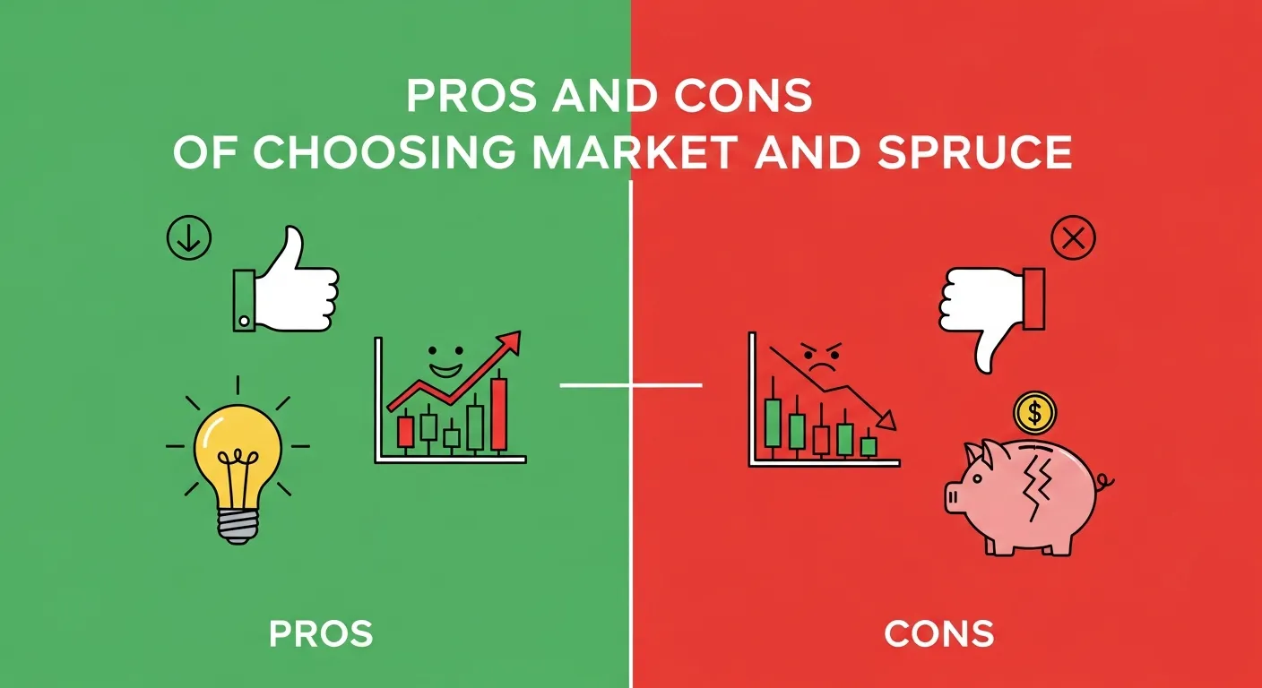 Pros and Cons of Choosing Market and Spruce 