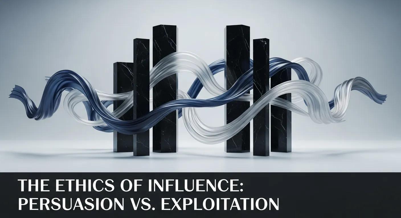 The Ethics of Influence Persuasion vs. Exploitation | Design & Marketing