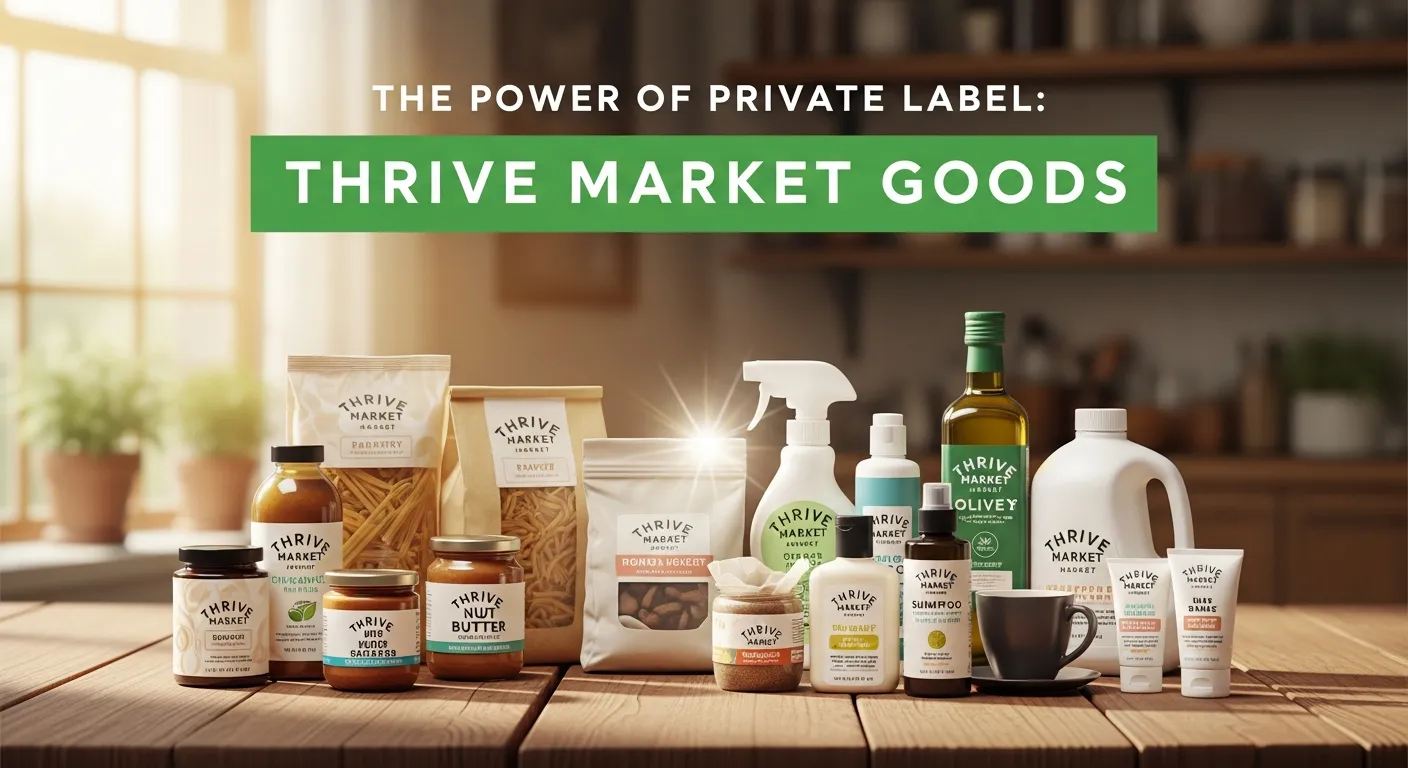 The Power of Private Label Thrive Market Goods