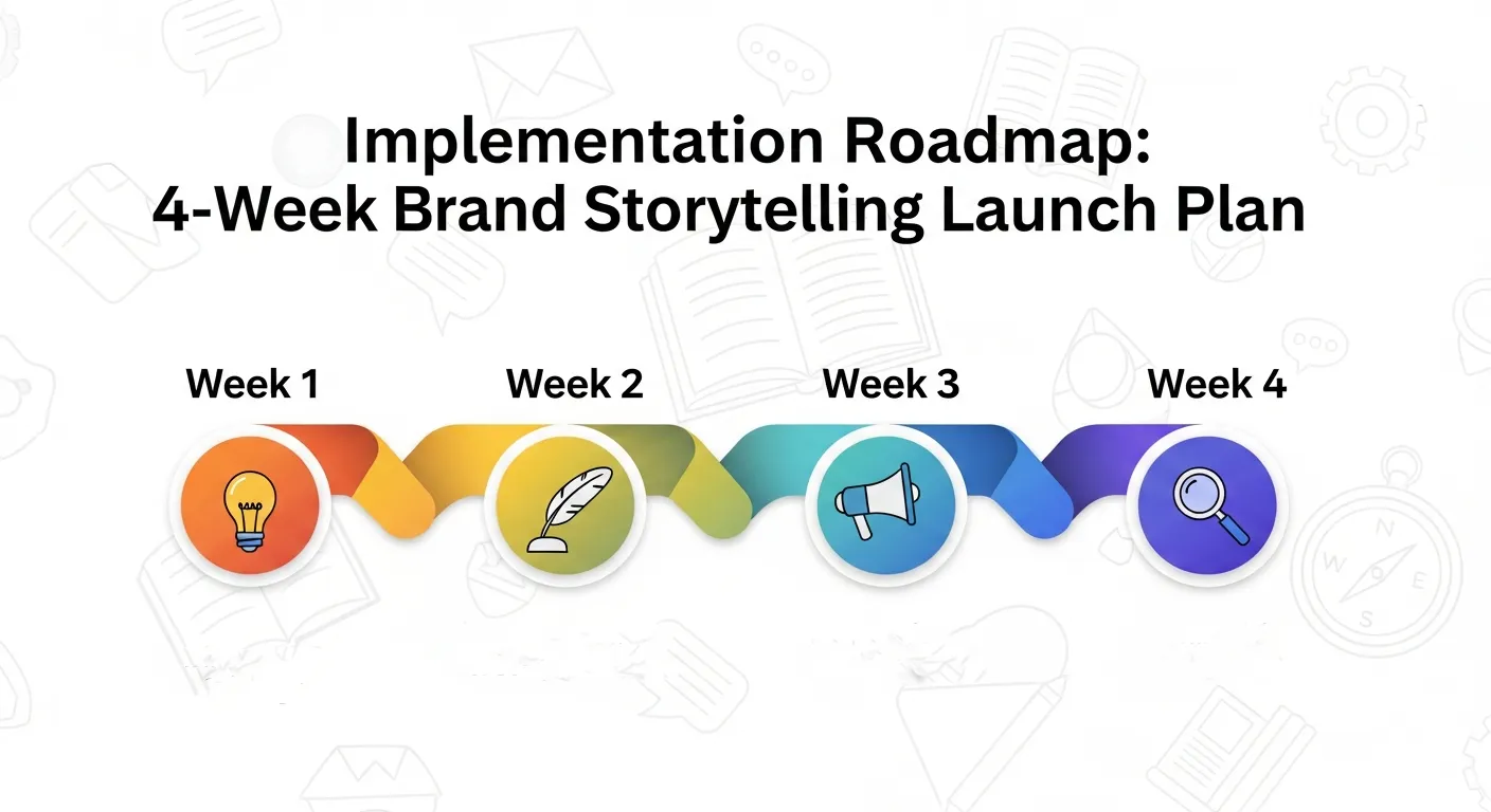 Implementation Roadmap 4-Week Brand Storytelling Launch Plan