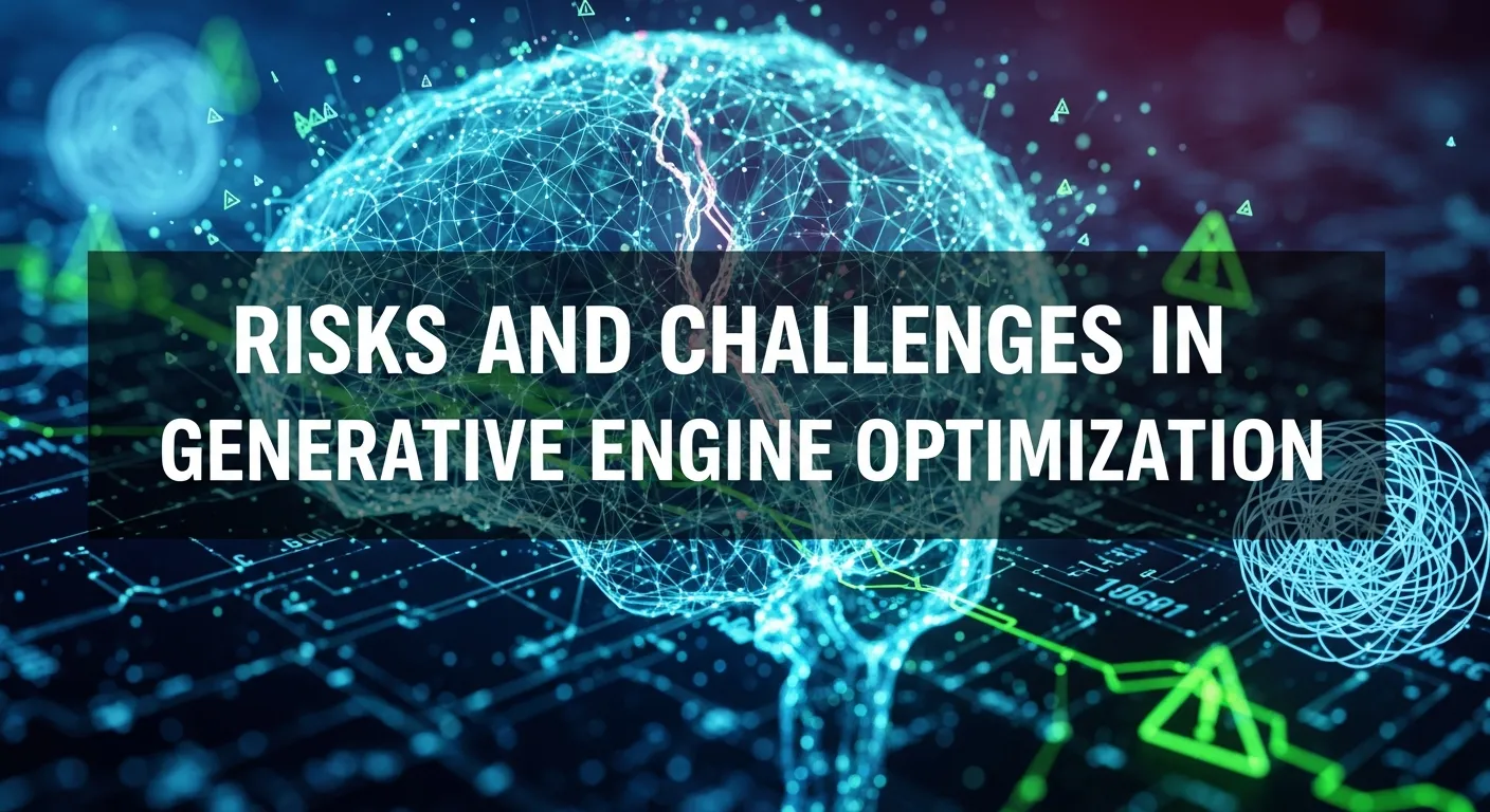 Risks and Challenges in Generative Engine Optimization