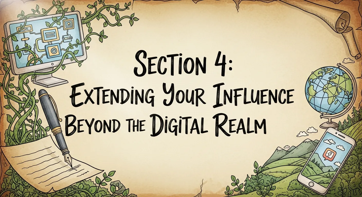 Section 4 Extending Your Influence Beyond the Digital Realm