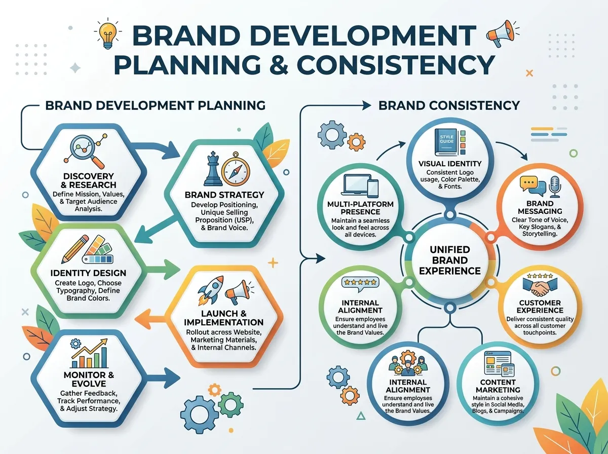 Brand Development Planning and Consistency